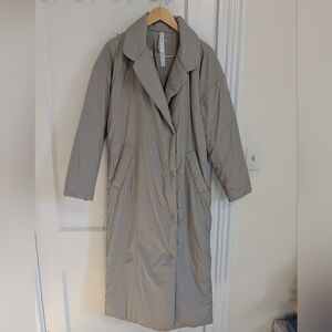 Lululemon Insulated Trench, Raw Linen